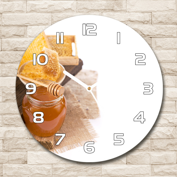 Round wall clock Honey