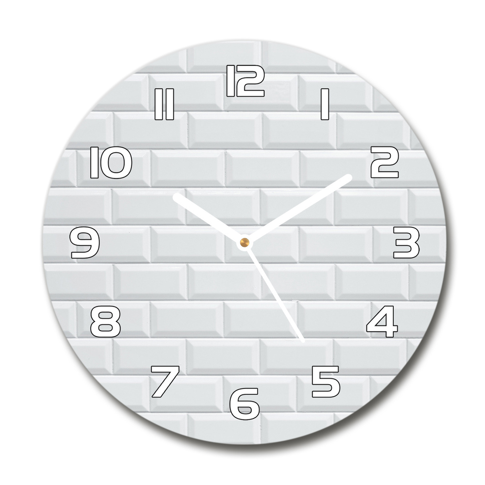 Round wall clock Ceramic wall