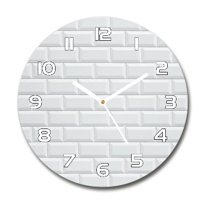 Round wall clock Ceramic wall