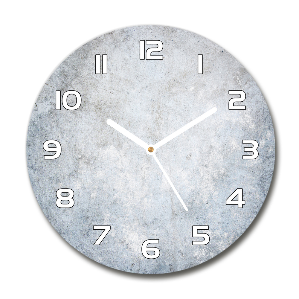 Round wall clock Concrete background