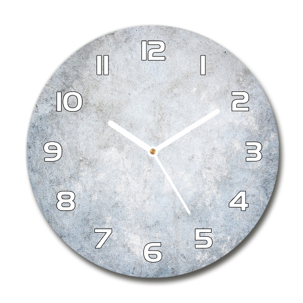 Round wall clock Concrete background