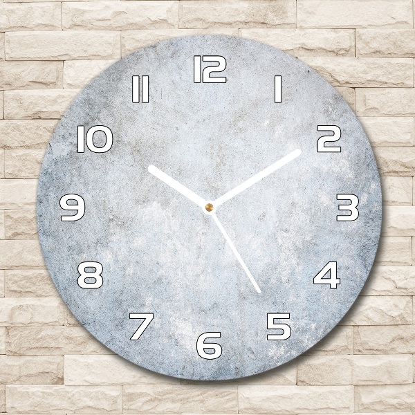 Round wall clock Concrete background