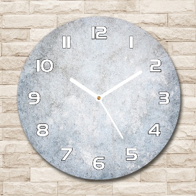 Round wall clock Concrete background