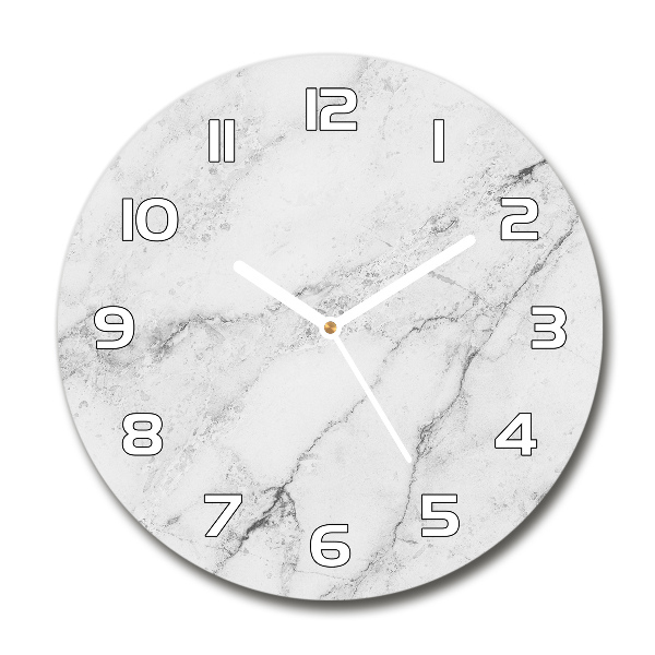 Round wall clock Marble