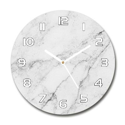 Round wall clock Marble