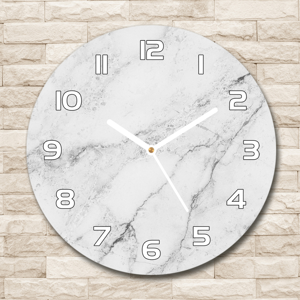 Round wall clock Marble