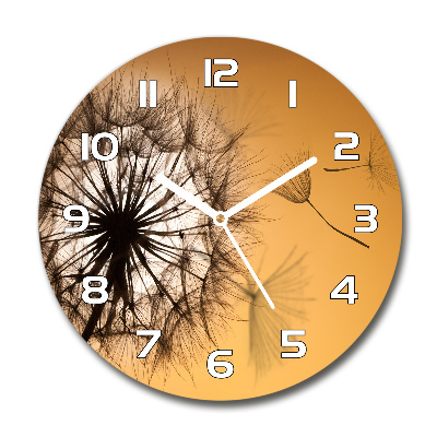 Round wall clock Dandelion