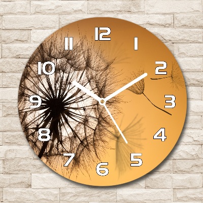 Round wall clock Dandelion