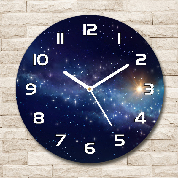 Round wall clock Galaxy