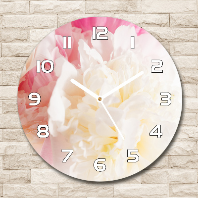 Round wall clock Peony