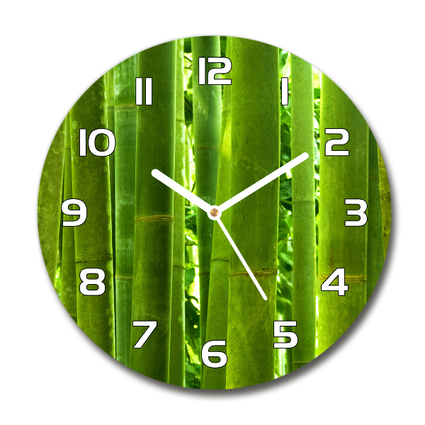 Round wall clock Bamboo