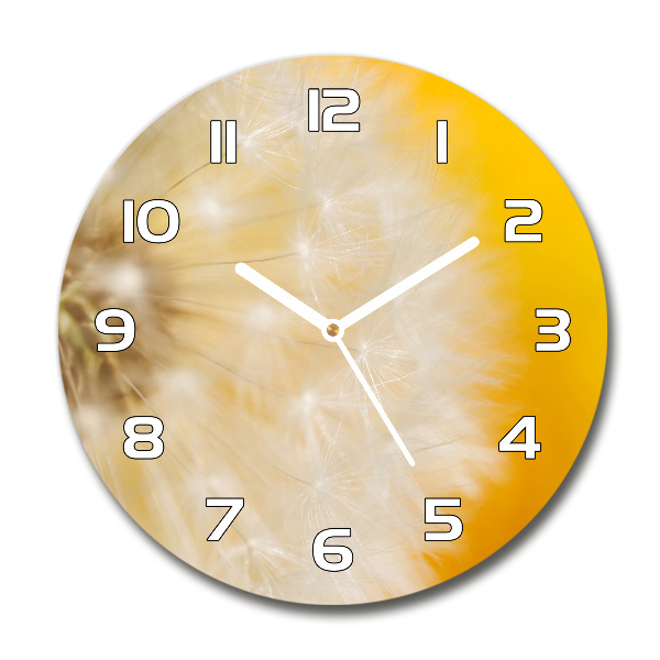 Round wall clock Dandelion