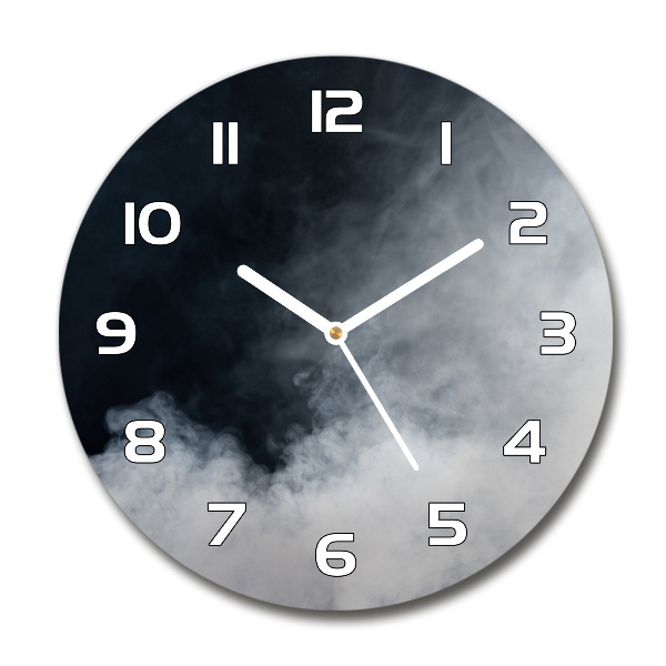 Round wall clock White