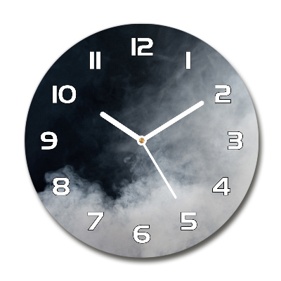 Round wall clock White