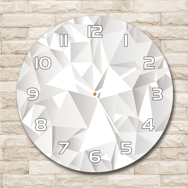 Round wall clock Abstract background