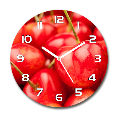 Round wall clock Cherry