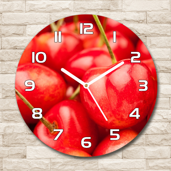 Round wall clock Cherry