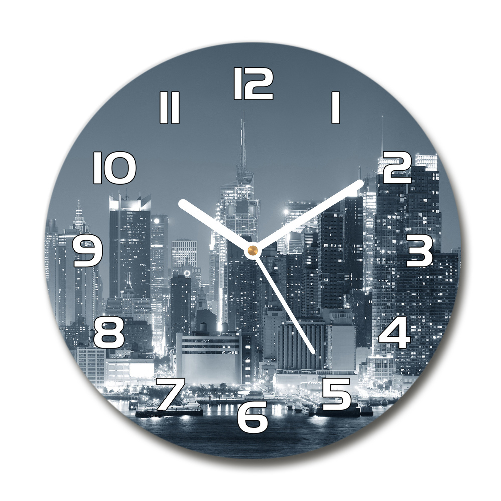 Round wall clock Manhattan New York