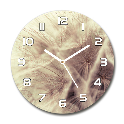 Round wall clock Dandelion