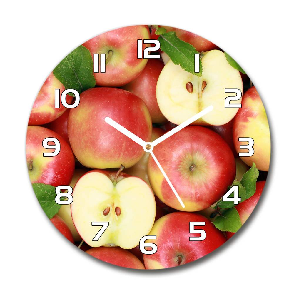 Round wall clock Apples