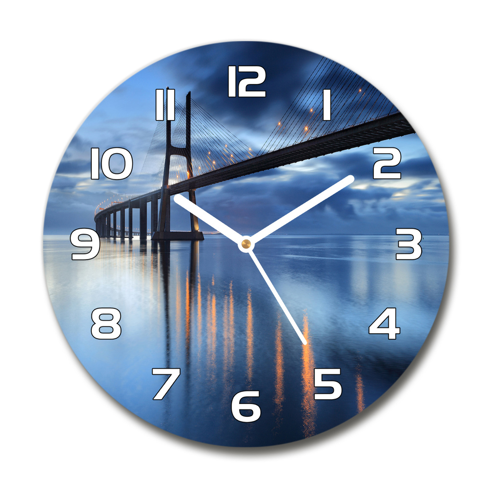 Round wall clock Little bridge