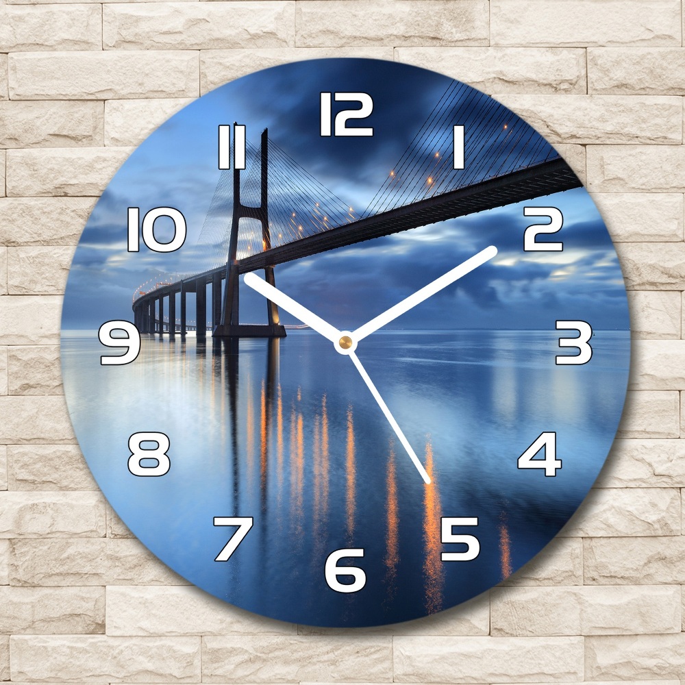 Round wall clock Little bridge