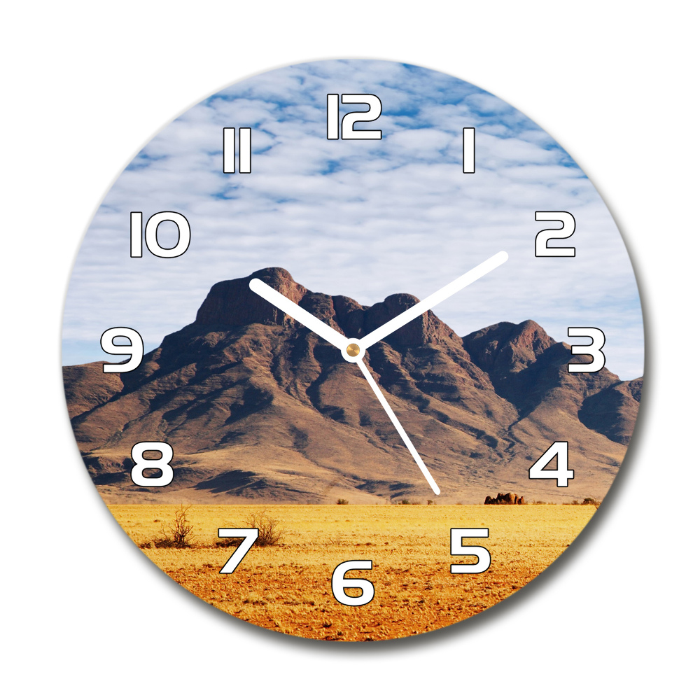 Round wall clock Rocks in Namibia