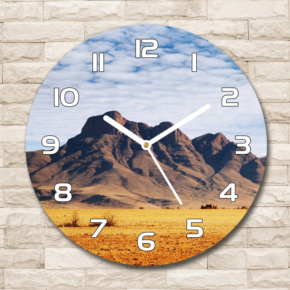 Round wall clock Rocks in Namibia