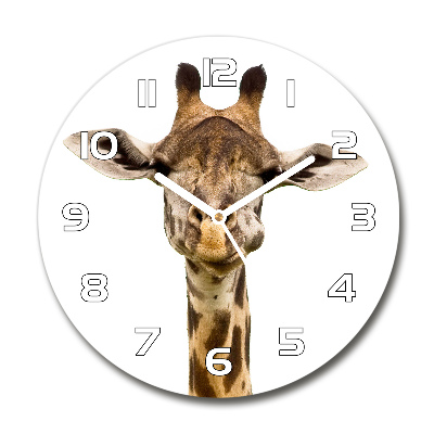 Round wall clock Giraffe