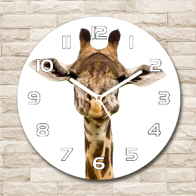 Round wall clock Giraffe