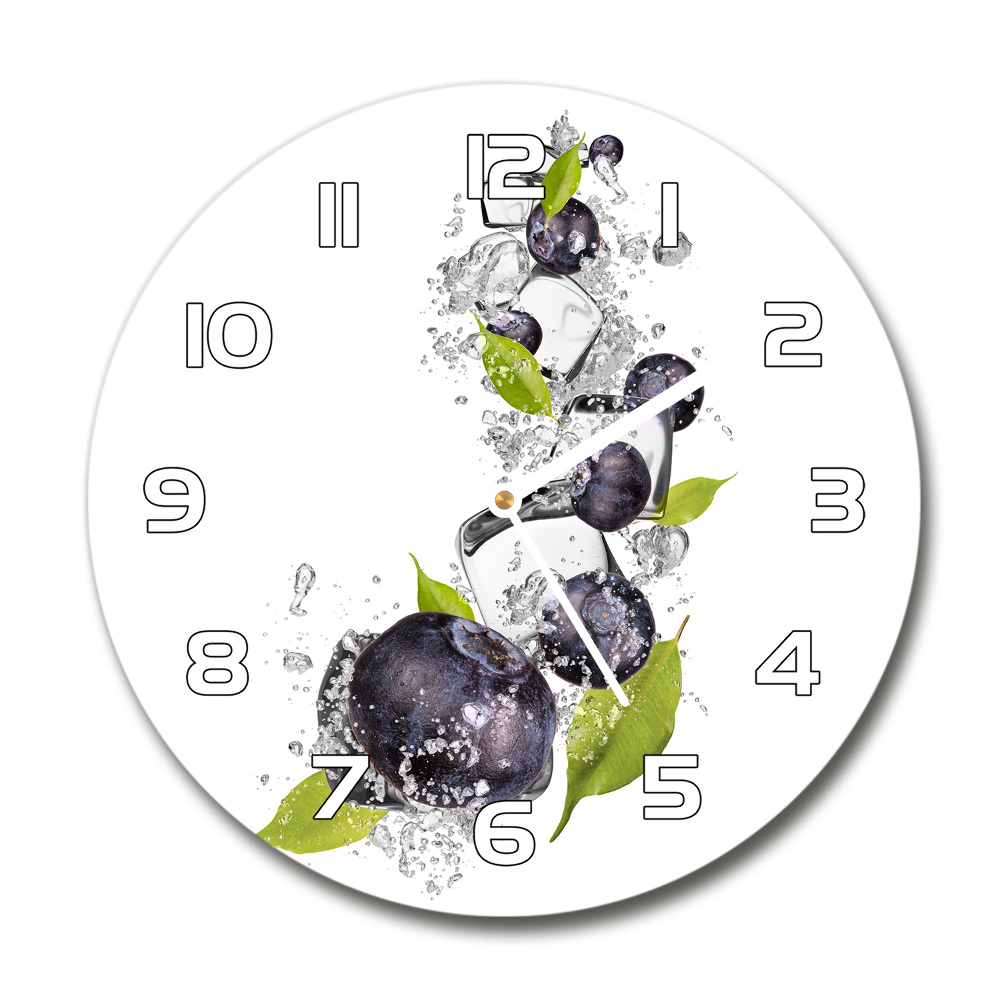 Round wall clock Ice berries