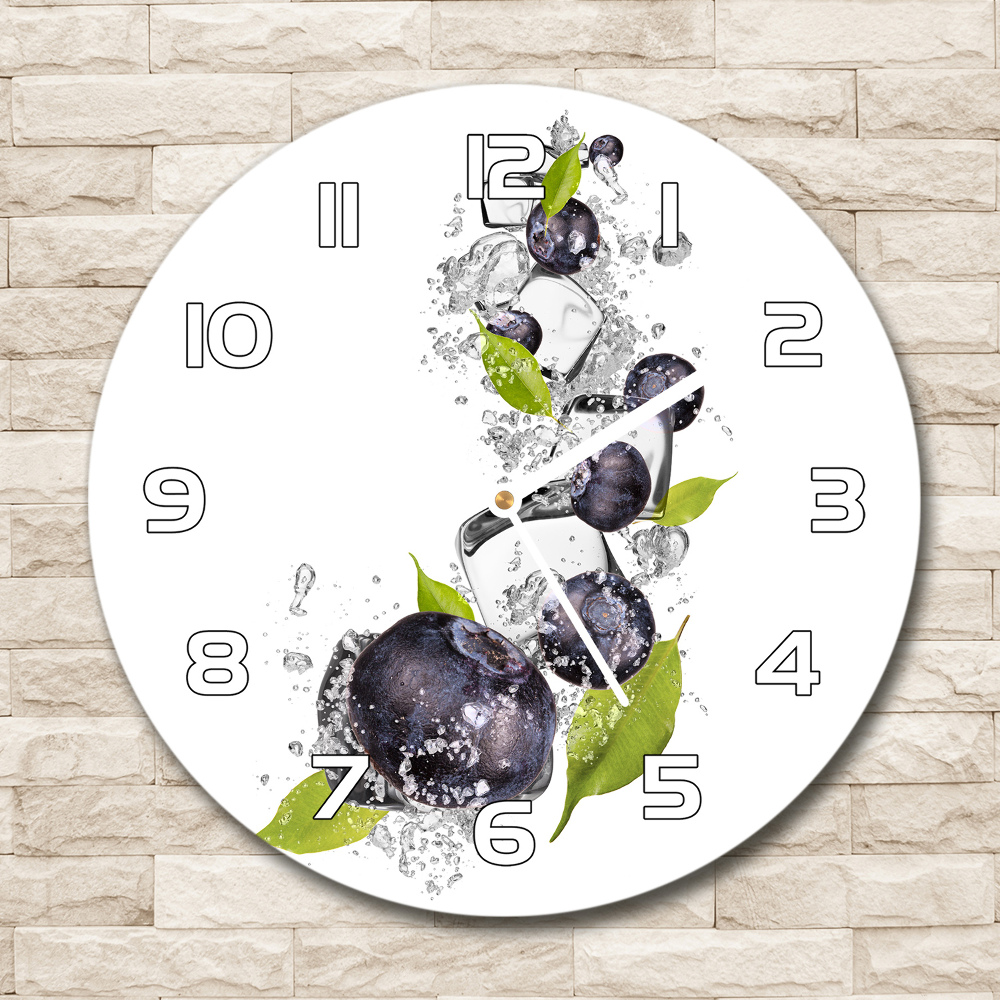 Round wall clock Ice berries