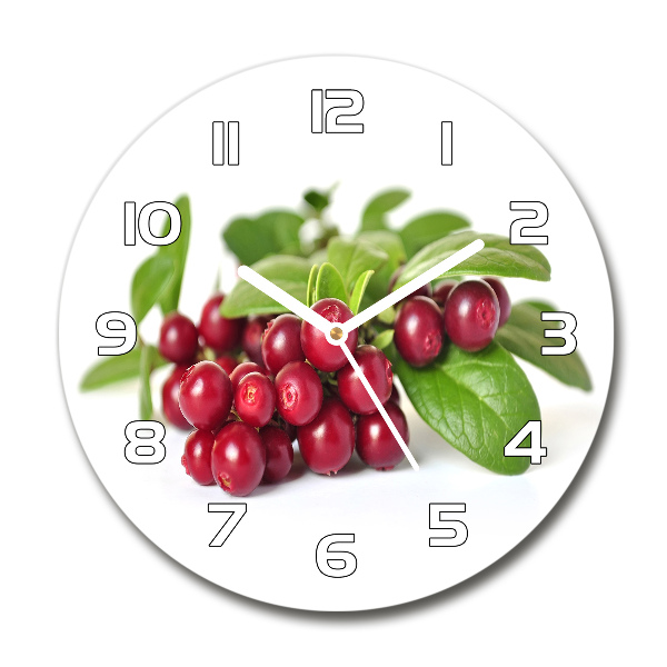 Round clock glass Cowberry