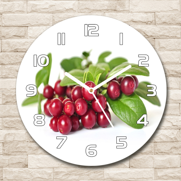 Round clock glass Cowberry