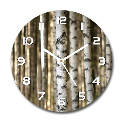 Round wall clock Birch