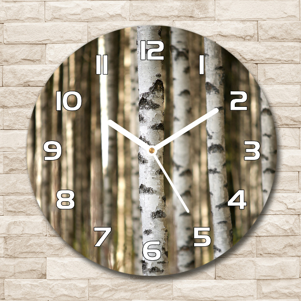 Round wall clock Birch