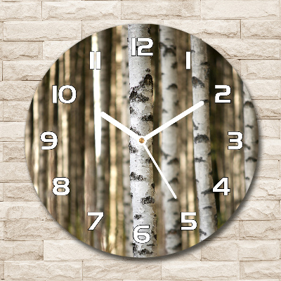 Round wall clock Birch