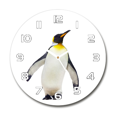 Round wall clock Penguin