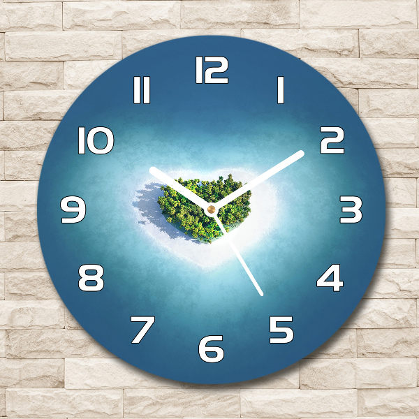 Round wall clock Island