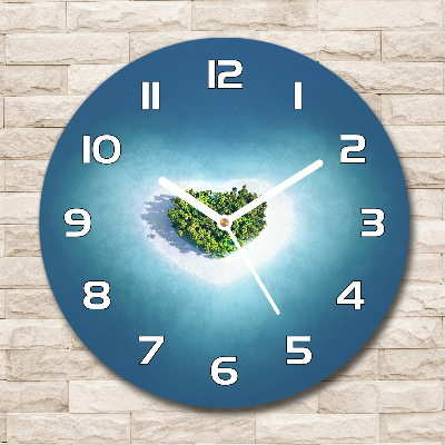 Round wall clock Island