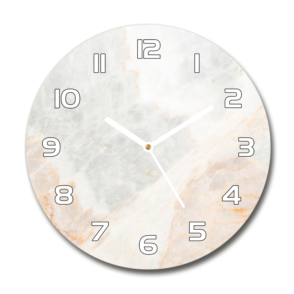 Round wall clock Marble