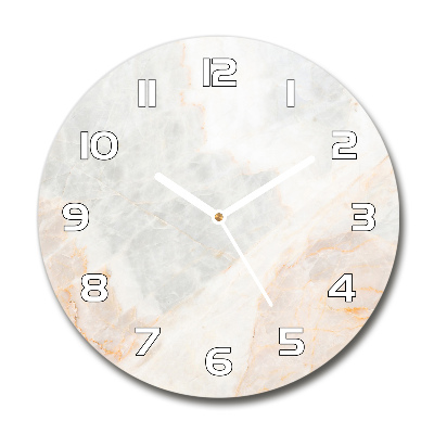 Round wall clock Marble