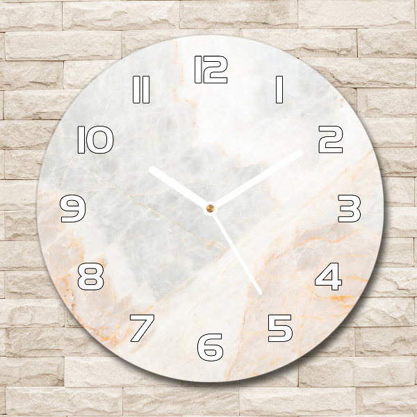 Round wall clock Marble