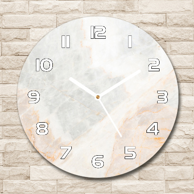 Round wall clock Marble