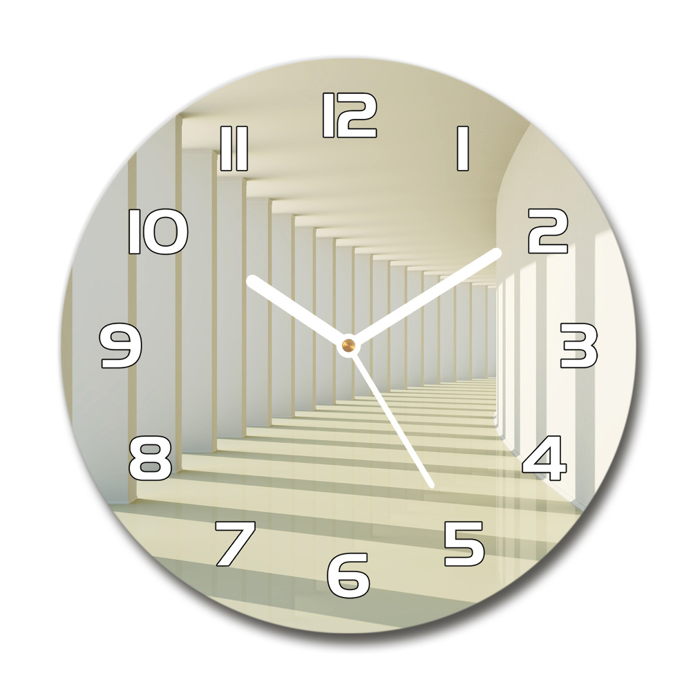 Round wall clock Corridor