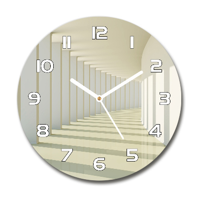 Round wall clock Corridor