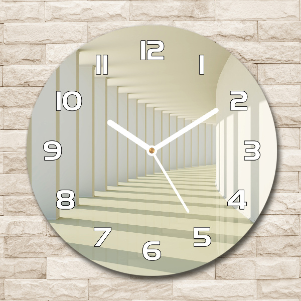 Round wall clock Corridor