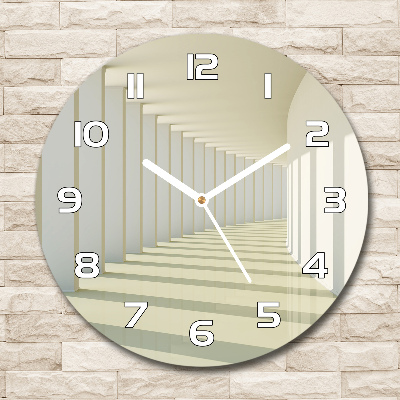 Round wall clock Corridor