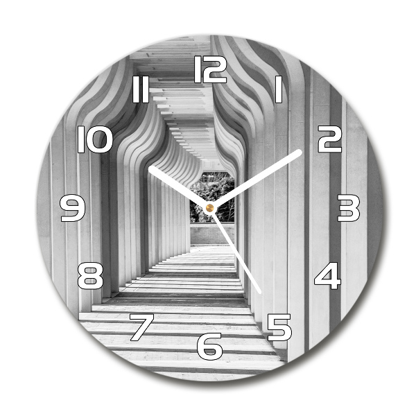 Round wall clock Corridor