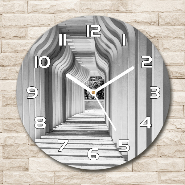 Round wall clock Corridor